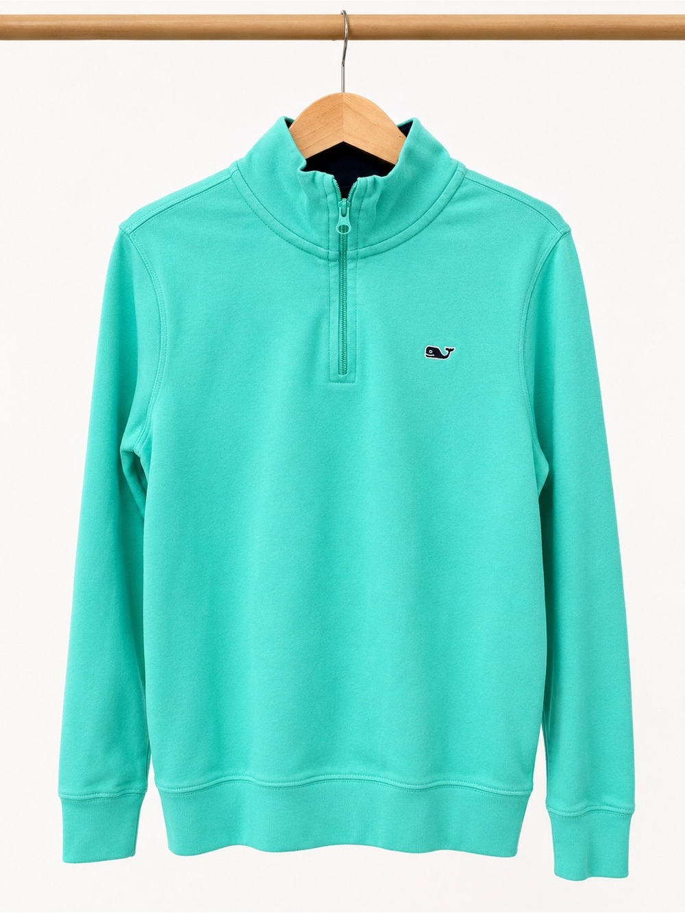 Vineyard Vines Men’s Teal Quarter-Zip Pullover